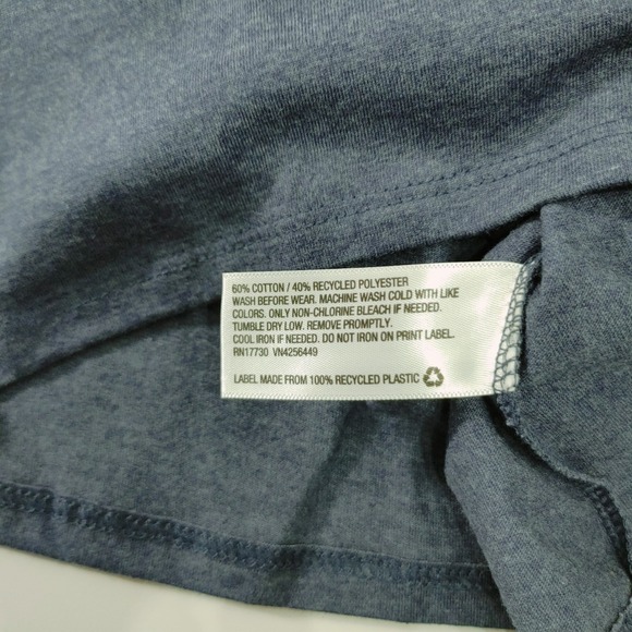 Cat & Jack Girls Long Sleeve T Shirt Set Size S 6 6X  Blue and Grey Cotton Blend - Picture 7 of 9